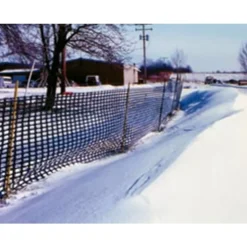 Tenax Black Polyethylene Snow Fence 4 H x 50 L ft.