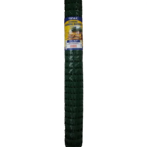 Tenax Guardian Green Polyethylene UV Stabilized Warning Barrier 100 L x 4 H ft.