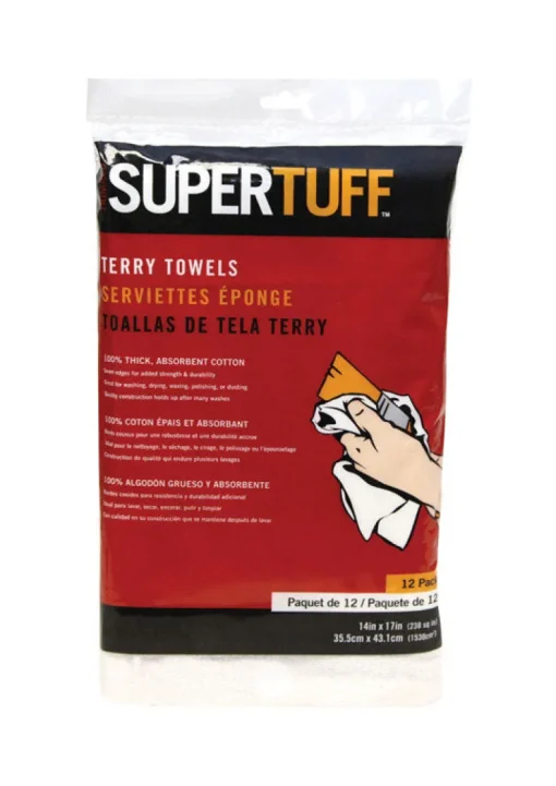 TERRY TOWL SUPRTF 12PK