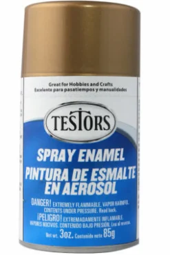 Testor'S 1244t 3 Oz Gold Metallic Spray Enamel (Pack of 3)