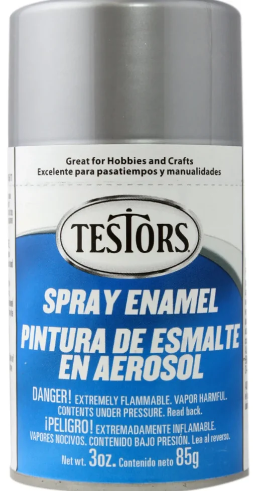 Testor'S 1246t 3 Oz Silver Metallic Spray Enamel (Pack of 3)