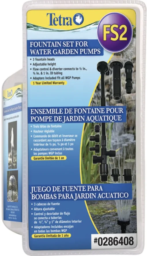 Tetra Pond 19731 Fountain Set For Water Garden Pump