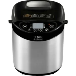 T-Fal Brushed Nickel Black Metal 2 lb. Breadmaker