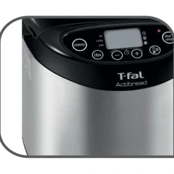 T-Fal Brushed Nickel Black Metal 2 lb. Breadmaker
