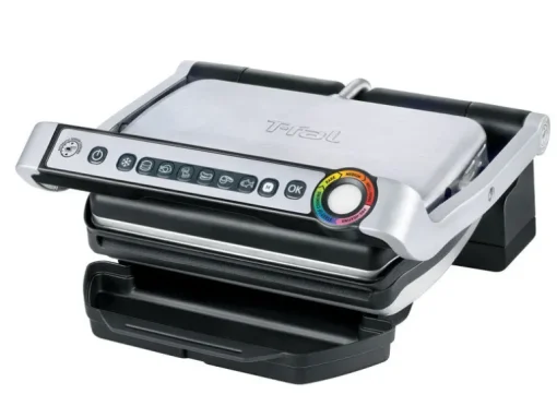 T-fal Silver Stainless Steel Nonstick Surface Indoor Grill