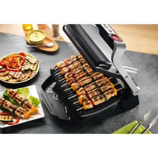 T-fal Silver Stainless Steel Nonstick Surface Indoor Grill