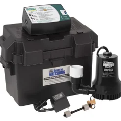 The Basement Watchdog 1/3 HP 2,600 gph Thermoplastic Dual Reed Switch Battery Backup Sump Pump