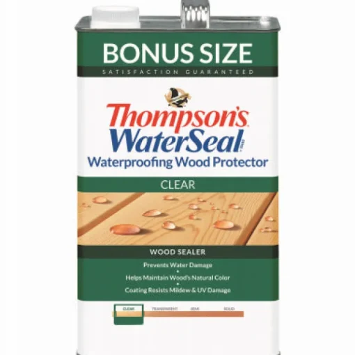Thompson's Waterseal Clear Oil-Based Low VOC Waterproofer Wood Protector 1.2 gal. (Pack of 4)
