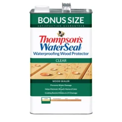 Thompson's Waterseal Clear Oil-Based Low VOC Waterproofer Wood Protector 1.2 gal. (Pack of 4)