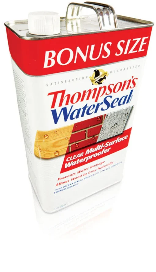 Thompson's Waterseal Clear VOC Waterproofer Exterior Water Sealer 1.2 gal. (Pack of 4)