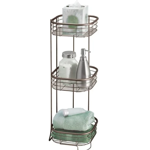 TIERED SHELF ORGNZR BRZN