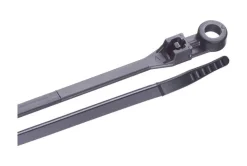 TIES MOUNT BLK 8" BG100