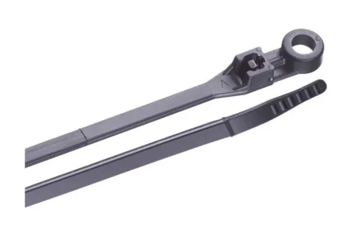 TIES MOUNT BLK 8" BG100