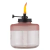 TIKI Adjustable Flame Pink Glass 6.5 in. Tabletop Torch 1 pc (Pack of 6)