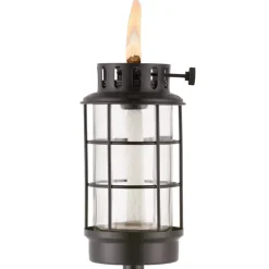 TIKI Adjustable Flame Pink Glass 6.5 in. Tabletop Torch 1 pc (Pack of 6)
