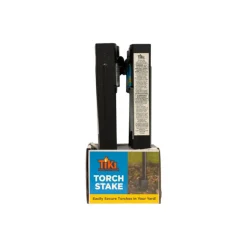 TIKI Black Metal 10.75 in. Torch Stake Outdoor Torch 1 pc