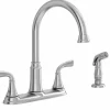 Tinley High Arc Kitchen Faucet With Spray, Dual-Control, Stainless Steel