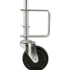Titan 4 in. D Rubber Gate Caster 125 lb 1 pk
