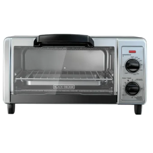Toaster Oven/Broiler, Stainless Steel & Black