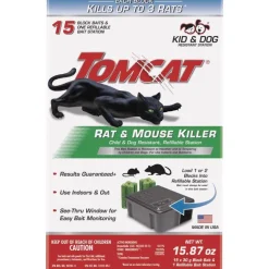 Tomcat Bait Station Blocks For Mice and Rats 1 pk