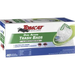 Tomcat Mint X 13 gal Trash Bags Drawstring 40 pk