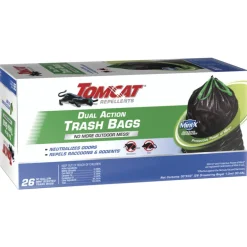 Tomcat Mint X 30 gal Trash Bags Drawstring 26 pk
