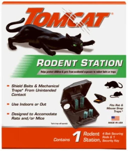 Tomcat Small Refillable Bait Station For Mice/Rats 1 pk