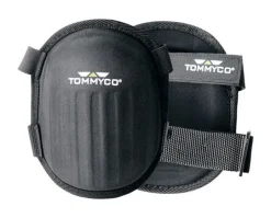 Tommy Co Gel Black Non-Marring Breathable Adjustable Knee Pads 6 L x 3.5 W in. (Pack of 4)