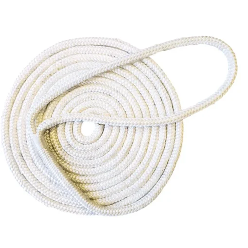 Tommy Docks 3/8 in. D X 15 ft. L White Diamond Braided Nylon Dock Line