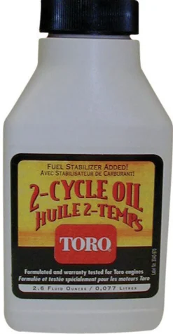 Toro 50:1 Grade Low Smoke Fuel Stabilizer Added 2-Cycle Engine Motor Oil 2.6 oz.