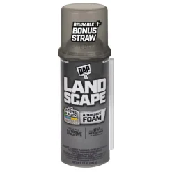 Touch 'n Foam Landscape Black Polyurethane Foam Filler/Adhesive 12 oz