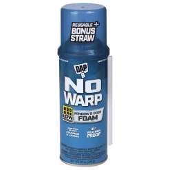 Touch 'n Foam No Warp White Polyurethane Window and Door Foam Sealant 12 oz