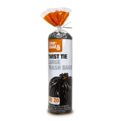 TRASH BAGS 30GAL 20PK