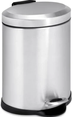 TRASH CAN OVAL SS 1.3GAL