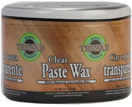 Trewax Clear Floor Paste Wax with Natural Carnauba, 12.35 oz.