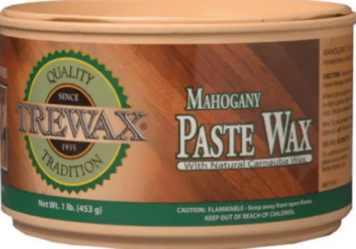 Trewax Mahogany Floor Paste Wax with Natural Carnauba, 12.35 oz.