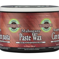 Trewax Mahogany Floor Paste Wax with Natural Carnauba, 12.35 oz.