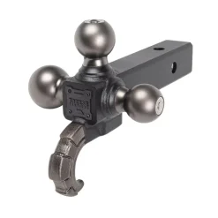 TRI-BALL MOUNT 8"L BLK