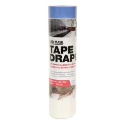 Trimaco Easy Mask 6 ft. W X 72 ft. L X 0.5 mil Pre-Taped Plastic Masking Film 1 pk