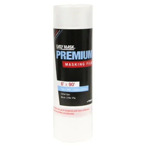 Trimaco Easy Mask Premium Masking Film 0.5 Mil X 72 In. W X 90 Ft. L Plastic/Vinyl Clear