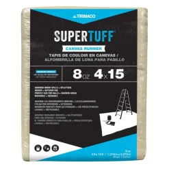 Trimaco SuperTuff 4 ft. W X 15 ft. L 8 oz Canvas Runner 1 pk