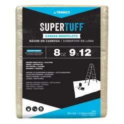 Trimaco SuperTuff 9 ft. W X 12 ft. L 8 oz Canvas Drop Cloth 1 pk