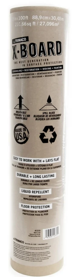 Trimaco X-Board 35 in. W X 100 ft. L Paper Surface Protector 1 pk