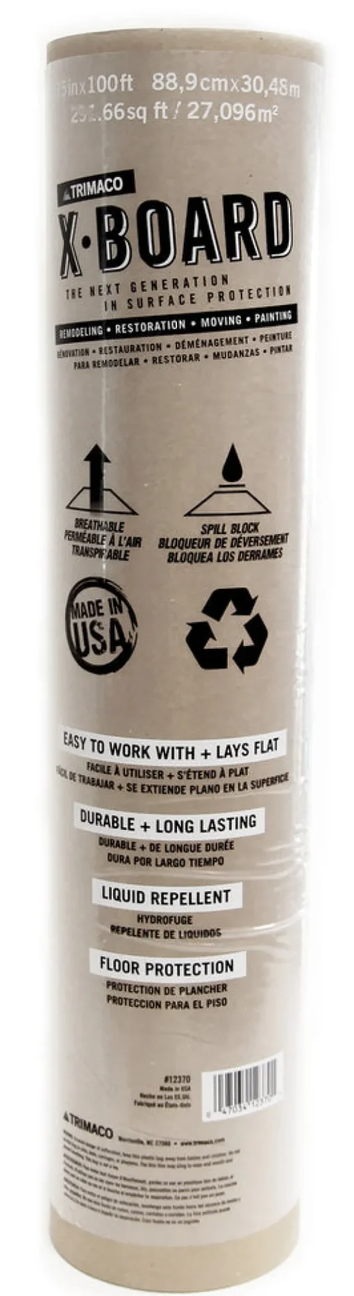 Trimaco X-Board 35 in. W X 100 ft. L Paper Surface Protector 1 pk