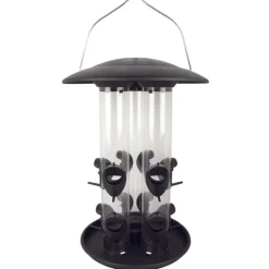 TRIPLE TUBE BIRD FEEDER