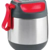 Trudeau 12 oz Black/Silver Vacuum Insulated Food Jar 1 pk