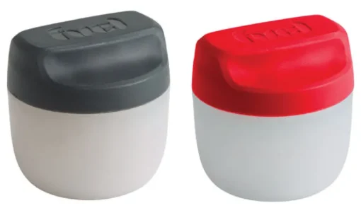 Trudeau 1-1/2 oz White Dressing Container 2 pk