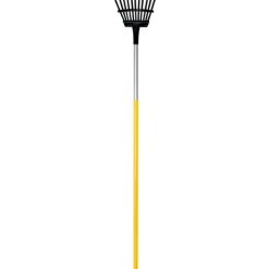 True Temper 55.32 in. 11 Tine Steel Shrub Rake Steel Handle