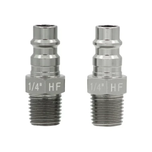 Tru-Flate Anodized Aircraft Aluminum Plug 1/4 in. Male 1 2 pc
