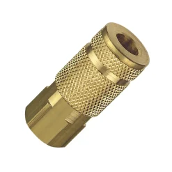 Tru-Flate Brass Air Coupler 1/4 in. Female 1 pc